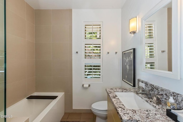1040 Hillcroft Rd, Glendale, CA 91207 - bathroom with vanity and tile patterned floors