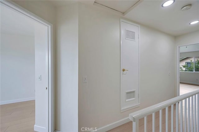 1211 E Carson St Unit 27, Carson, CA 90745 - corridor featuring recessed lighting and light wood finished floors