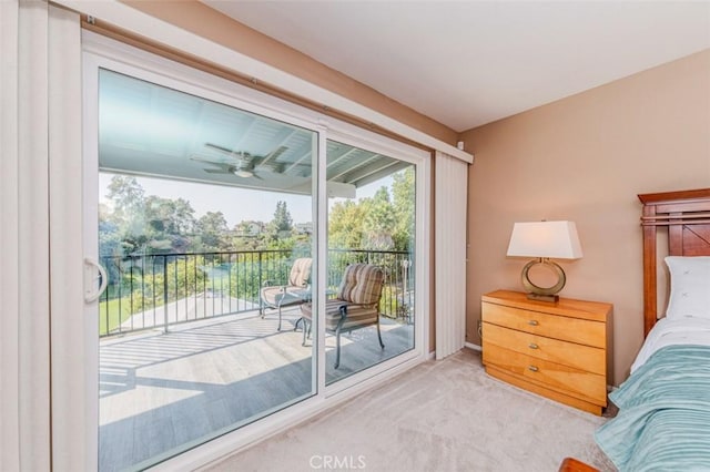 2771 Wyckersham Pl, Fullerton, CA 92833 - carpeted bedroom featuring access to outside