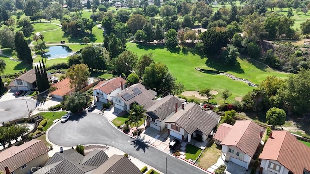 2771 Wyckersham Pl, Fullerton, CA 92833 - aerial view of residential area featuring a local golf course and a nearby body of water