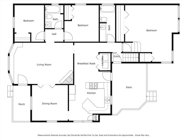 1263 Pismo St, San Luis Obispo, CA 93401 - view of floor plan / room layout