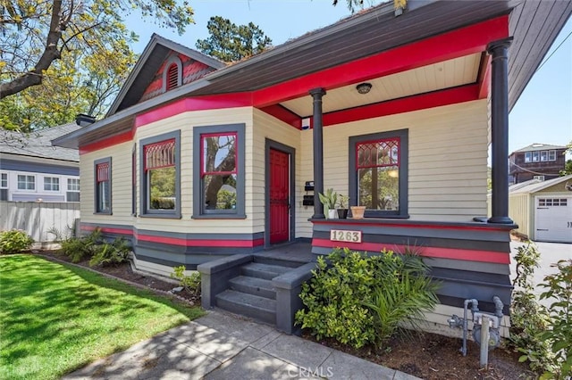 1263 Pismo St, San Luis Obispo, CA 93401 - view of front facade with a porch