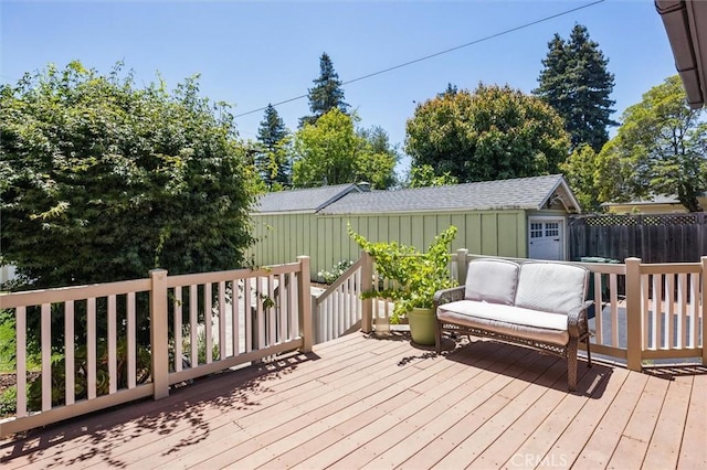 1263 Pismo St, San Luis Obispo, CA 93401 - view of wooden terrace
