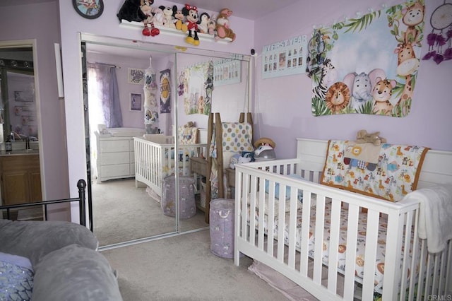 29517 Cara Way, Temecula, CA 92591 - carpeted bedroom with a closet and a nursery area