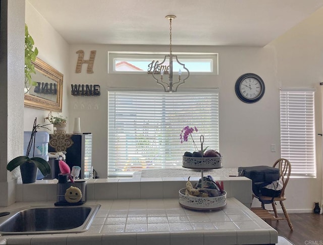 29517 Cara Way, Temecula, CA 92591 - dining area featuring a chandelier and wood finished floors