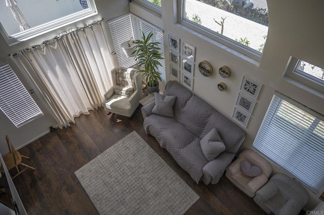 29517 Cara Way, Temecula, CA 92591 - living area with wood finished floors and a high ceiling
