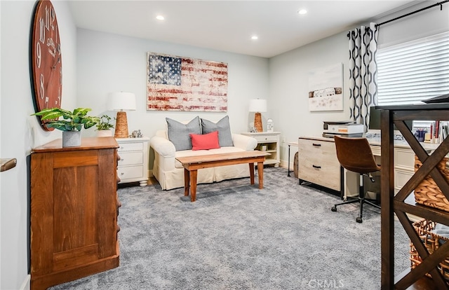 5490 Paseo Del Lago W Unit P, Laguna Woods, CA 92637 - carpeted bedroom featuring a desk and recessed lighting