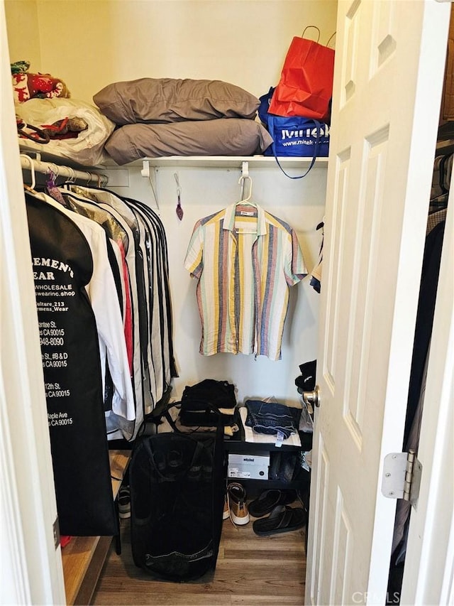 874 Cinnamon Ln Unit 62, Duarte, CA 91010 - spacious closet featuring wood finished floors