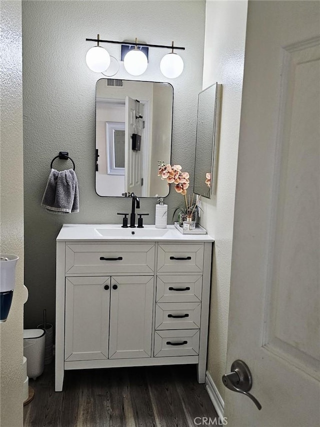 874 Cinnamon Ln Unit 62, Duarte, CA 91010 - bathroom featuring wood finished floors and vanity
