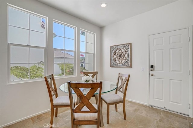 53 Via Palacio, San Clemente, CA 92673 - dining room featuring baseboards and recessed lighting