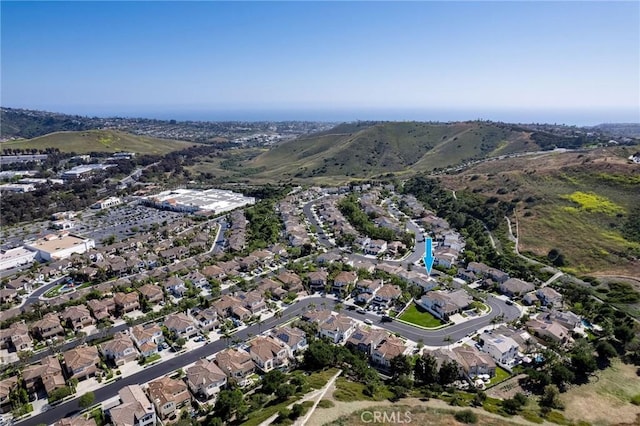 53 Via Palacio, San Clemente, CA 92673 - aerial view of property and surrounding area with nearby suburban area