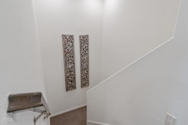 931 E Walnut St Unit 508, Pasadena, CA 91106 - stairs featuring carpet and baseboards