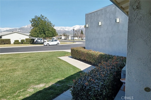 1034 Occidental Cir, Redlands, CA 92374 - view of green lawn featuring a mountain view