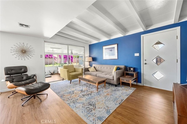 18101 Kirk Ave, Tustin, CA 92780 - living area featuring wood finished floors and baseboards
