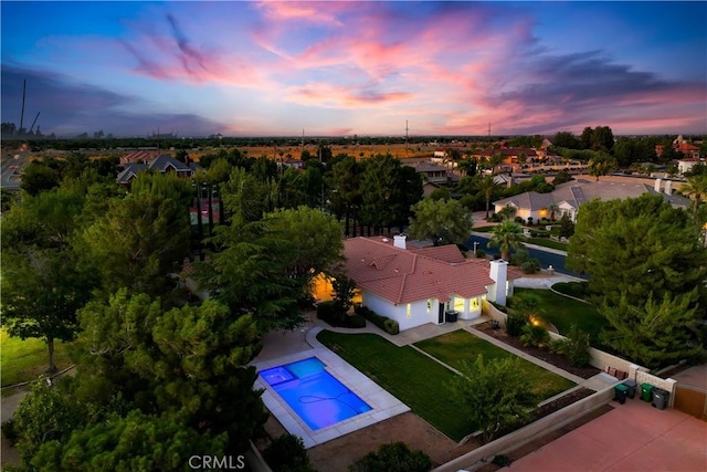 41901 Calle Clarita, Lancaster, CA 93536 - aerial view of property and surrounding area