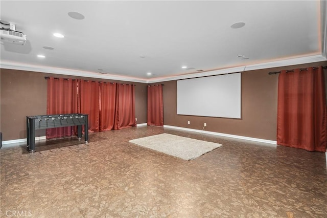 7116 W W Ave L4, Lancaster, CA 93536 - cinema featuring crown molding and recessed lighting
