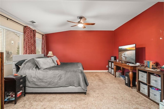 7116 W W Ave L4, Lancaster, CA 93536 - carpeted bedroom featuring a ceiling fan and baseboards