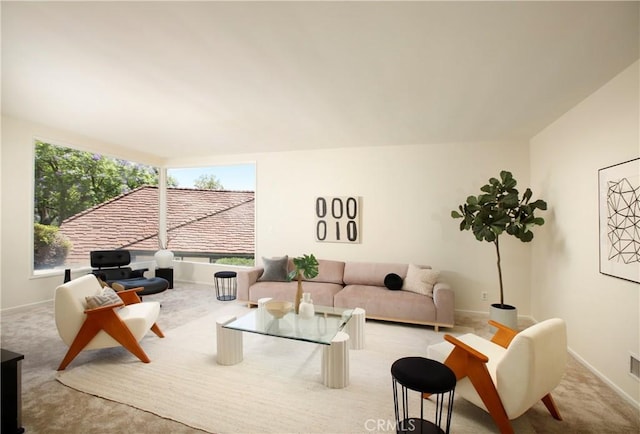 3260 Beaudry, Glendale, CA 91208 - carpeted living room featuring baseboards