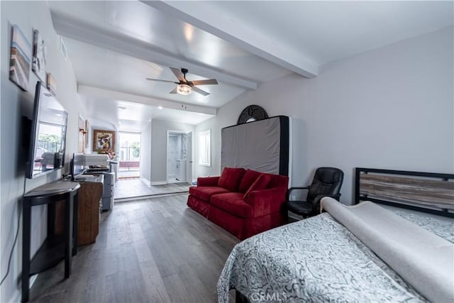 4759 Cochran St, Simi Valley, CA 93063 - bedroom with wood finished floors and a ceiling fan