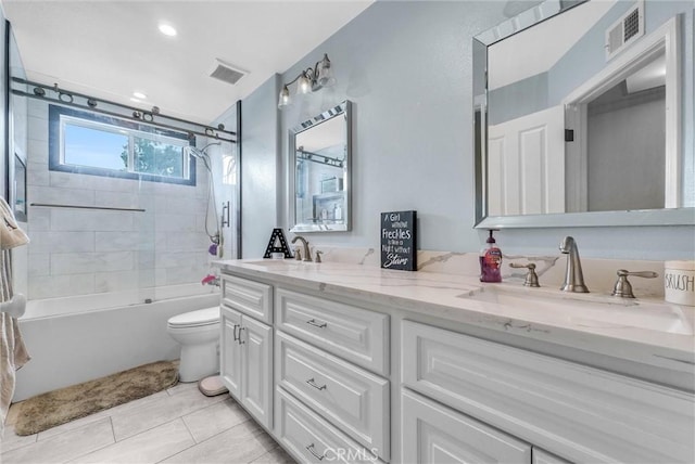 1160 Baseline Rd, La Verne, CA 91750 - full bath with double vanity and shower / tub combination