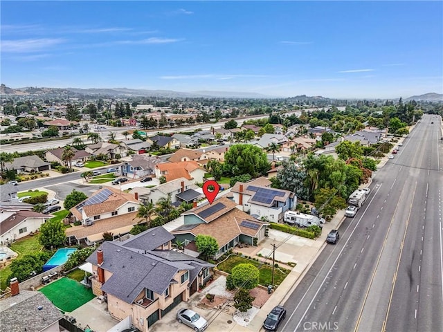 1160 Baseline Rd, La Verne, CA 91750 - aerial view of residential area with a mountainous background