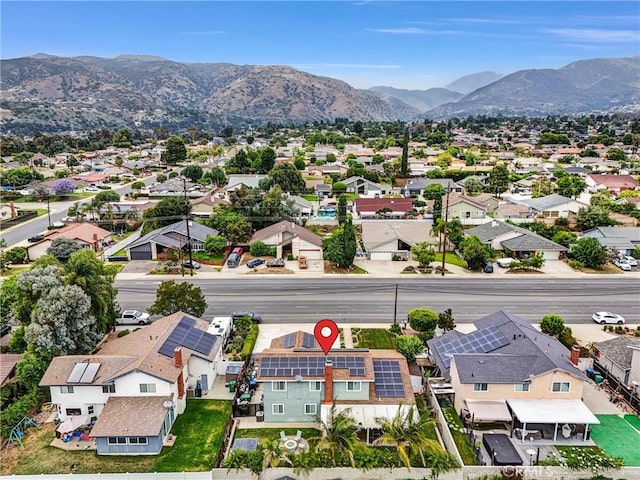 1160 Baseline Rd, La Verne, CA 91750 - aerial perspective of suburban area featuring mountains