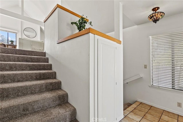 777 Chorro St Unit 3, San Luis Obispo, CA 93401 - stairs with tile patterned floors