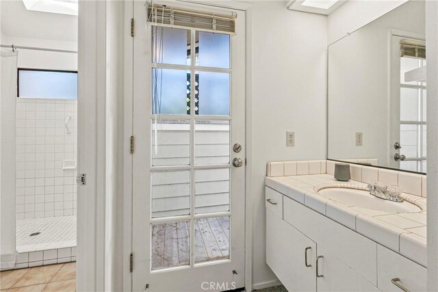777 Chorro St Unit 3, San Luis Obispo, CA 93401 - bathroom with a stall shower and vanity