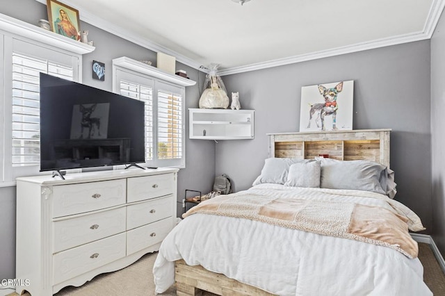 2561 Upper Bay Dr, Oxnard, CA 93036 - carpeted bedroom featuring ornamental molding