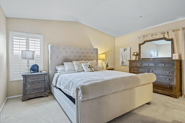 2561 Upper Bay Dr, Oxnard, CA 93036 - bedroom featuring light colored carpet and lofted ceiling