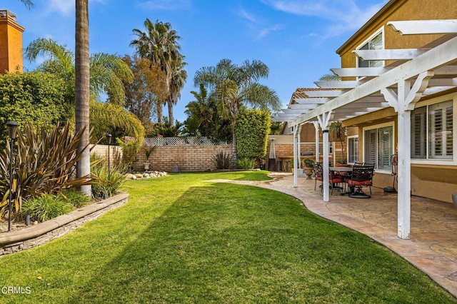 2561 Upper Bay Dr, Oxnard, CA 93036 - fenced backyard with a pergola and a patio