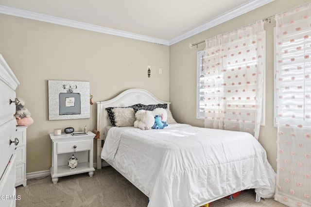 2561 Upper Bay Dr, Oxnard, CA 93036 - bedroom with light colored carpet and crown molding