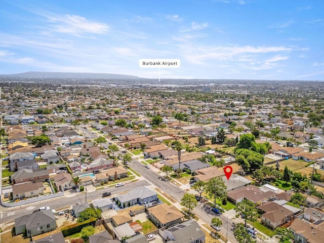 10527 S Wilton Pl, Los Angeles, CA 90047 - aerial view of property's location with nearby suburban area