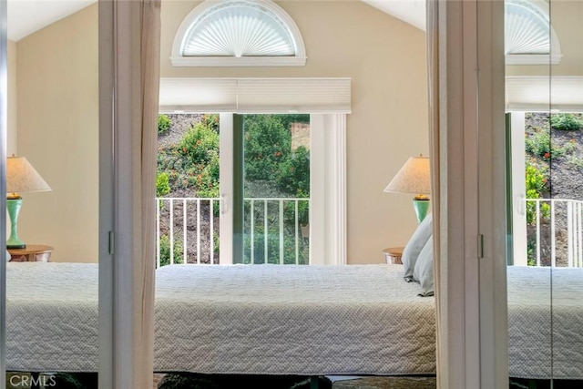 29411 Port Royal Way, Laguna Niguel, CA 92677 - bedroom featuring vaulted ceiling and multiple windows