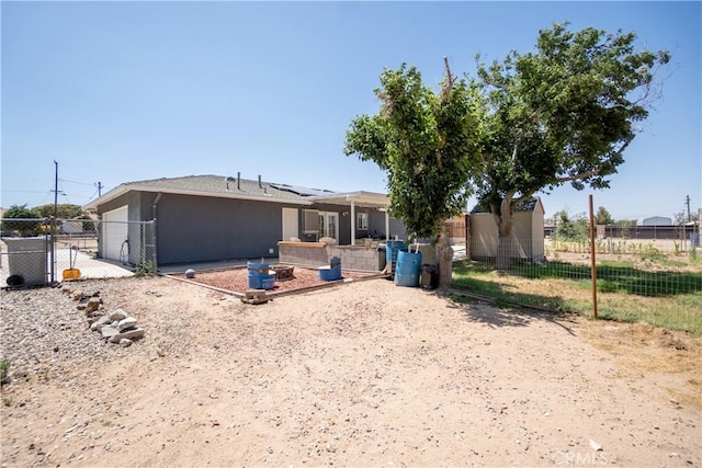 7681 Newhall Ave, Hesperia, CA 92345 - back of house featuring solar panels