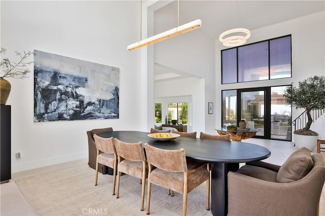 1257 Fetlock Way, Riverside, CA 92506 - dining area with a high ceiling