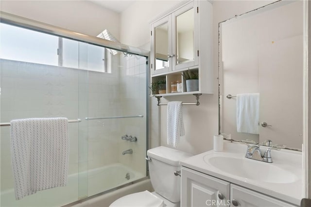 330 34th Pl, Manhattan Beach, CA 90266 - bathroom featuring bath / shower combo with glass door and vanity