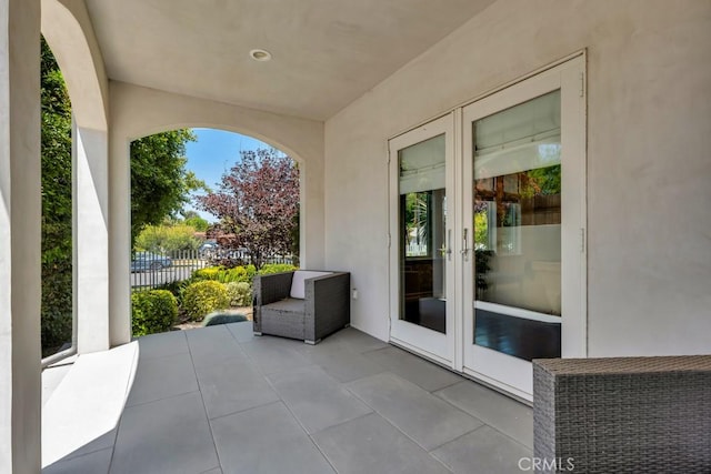 15460 La Maida St, Sherman Oaks, CA 91403 - view of patio / terrace with french doors