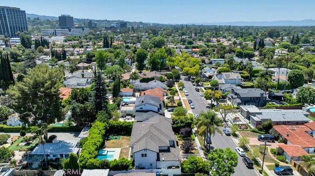 15460 La Maida St, Sherman Oaks, CA 91403 - aerial perspective of suburban area