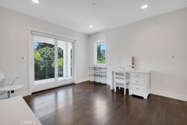 15460 La Maida St, Sherman Oaks, CA 91403 - office space with wood finished floors and recessed lighting