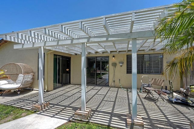 1219 Paseo Hermosa, Oceanside, CA 92056 - view of patio featuring a pergola