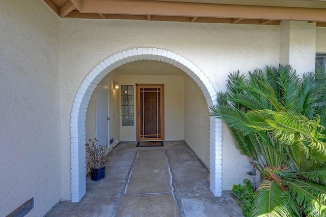 1219 Paseo Hermosa, Oceanside, CA 92056 - property entrance with stucco siding