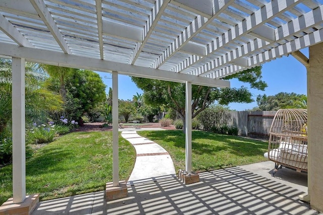 1219 Paseo Hermosa, Oceanside, CA 92056 - view of patio with a pergola