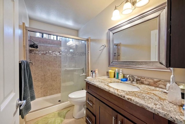 1219 Paseo Hermosa, Oceanside, CA 92056 - bathroom with a stall shower, vanity, and tile patterned flooring
