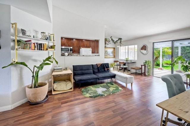 1219 Paseo Hermosa, Oceanside, CA 92056 - living room with wood finished floors