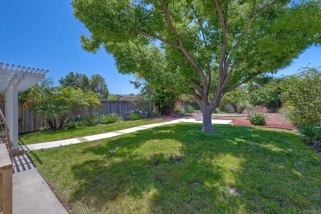 1219 Paseo Hermosa, Oceanside, CA 92056 - view of yard with a pergola
