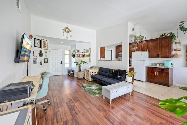 1219 Paseo Hermosa, Oceanside, CA 92056 - living area featuring light wood finished floors