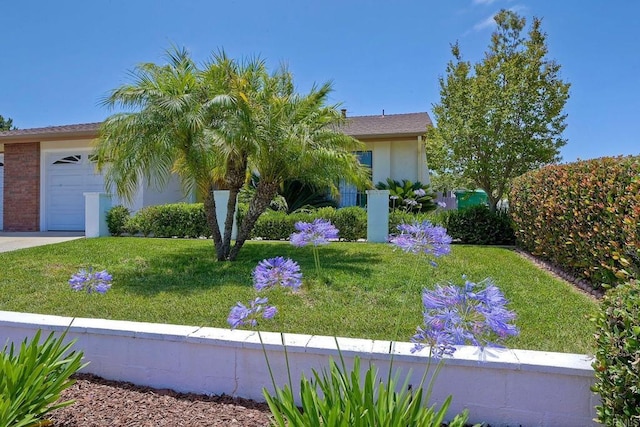 1219 Paseo Hermosa, Oceanside, CA 92056 - view of front facade with a front yard and an attached garage