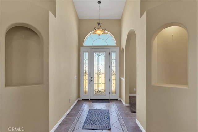 21777 Poppy Rd, Apple Valley, CA 92308 - entrance foyer featuring baseboards and inlaid floor details