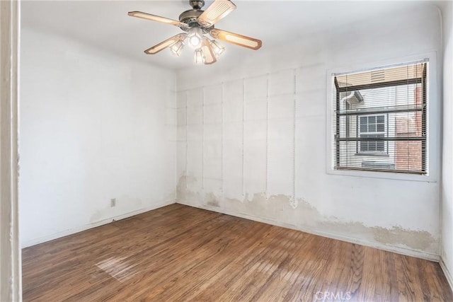 2322 W 156th St, Gardena, CA 90249 - spare room featuring wood finished floors and a ceiling fan